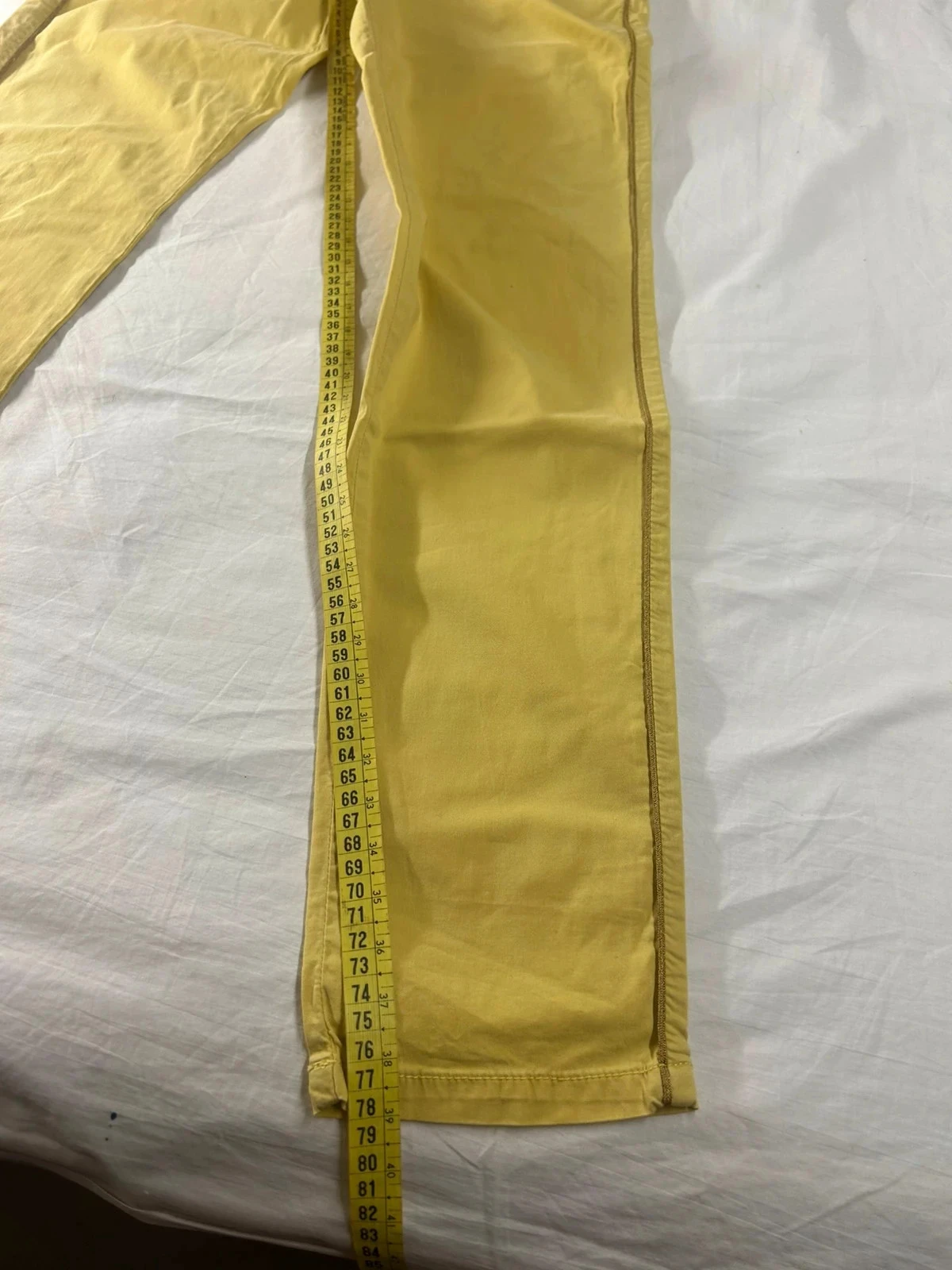 Pantalon Chino skinny geel les teinturiers maat 30 us / 40 fr – photo 5